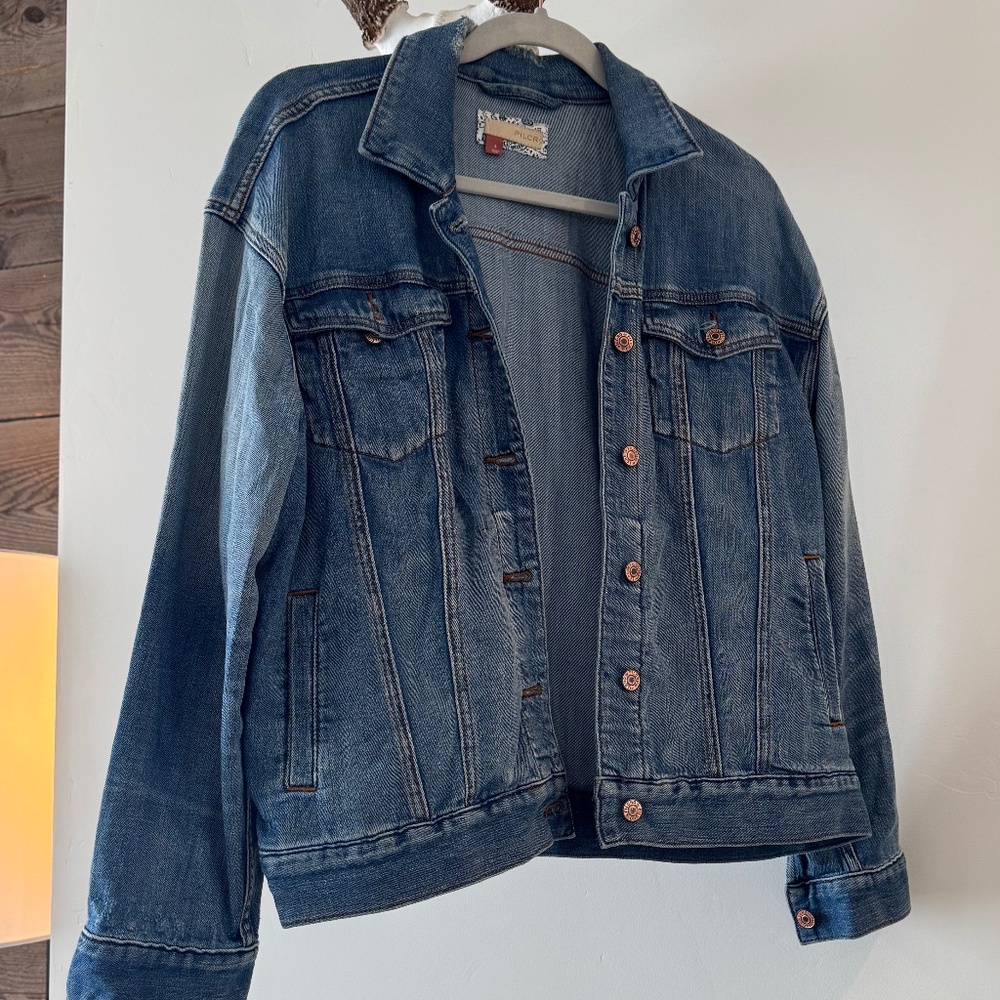 Pilcro Anthropologie Blue Denim Jacket Small